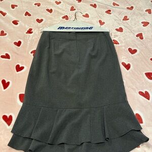 Boston Proper Charcoal Pencil Skirt